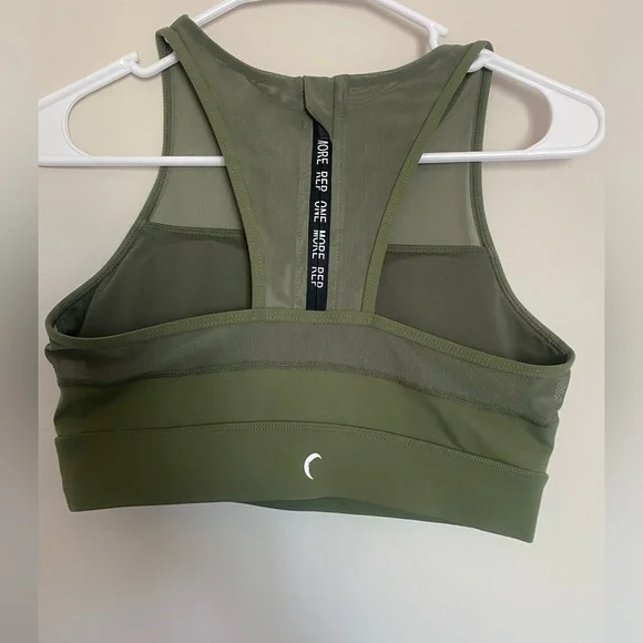 ZYIA Olive‎ Sports Bra women size medium - Picture 5 of 8